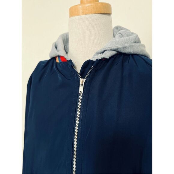 COTTON ON KIDS Girls 7/8 Removable Hooded Bomber Jacket Coat - Picture 5 of 11